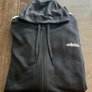 Mens Full Zip Adidas Hoodie